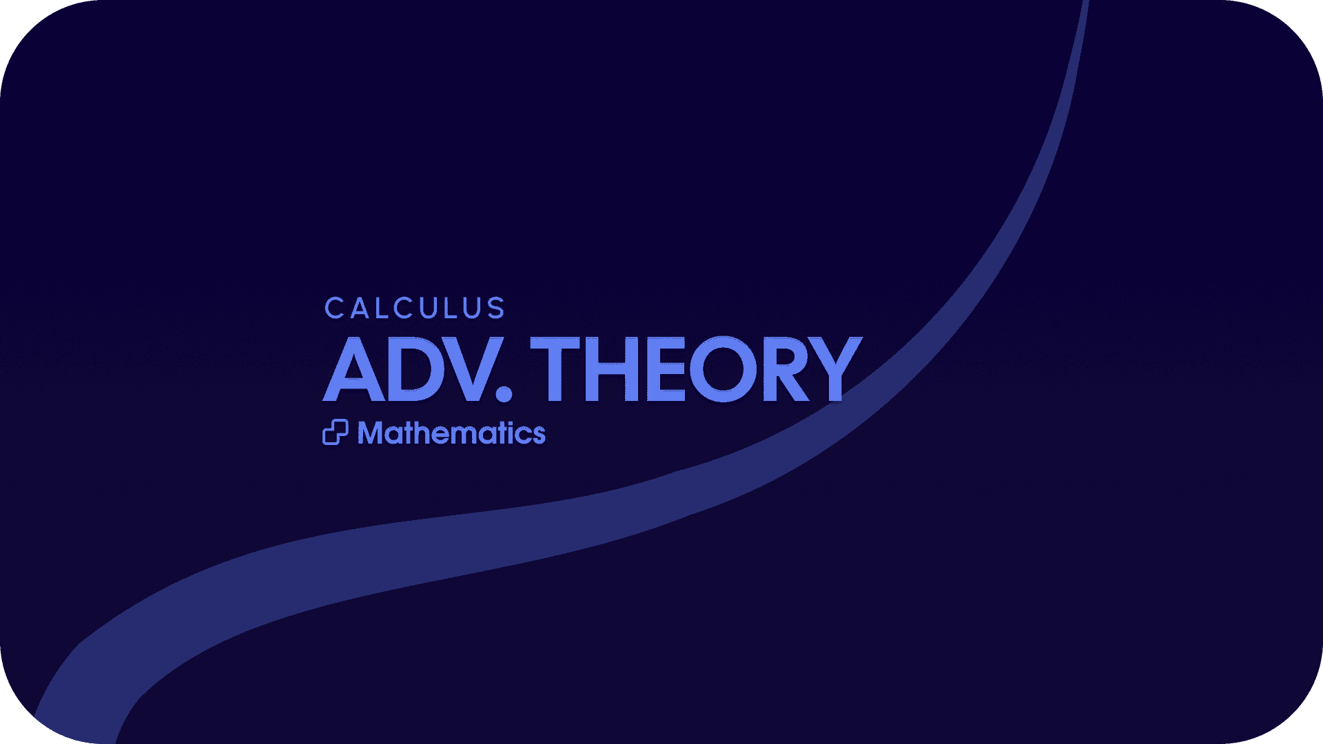 Calculus Advanced