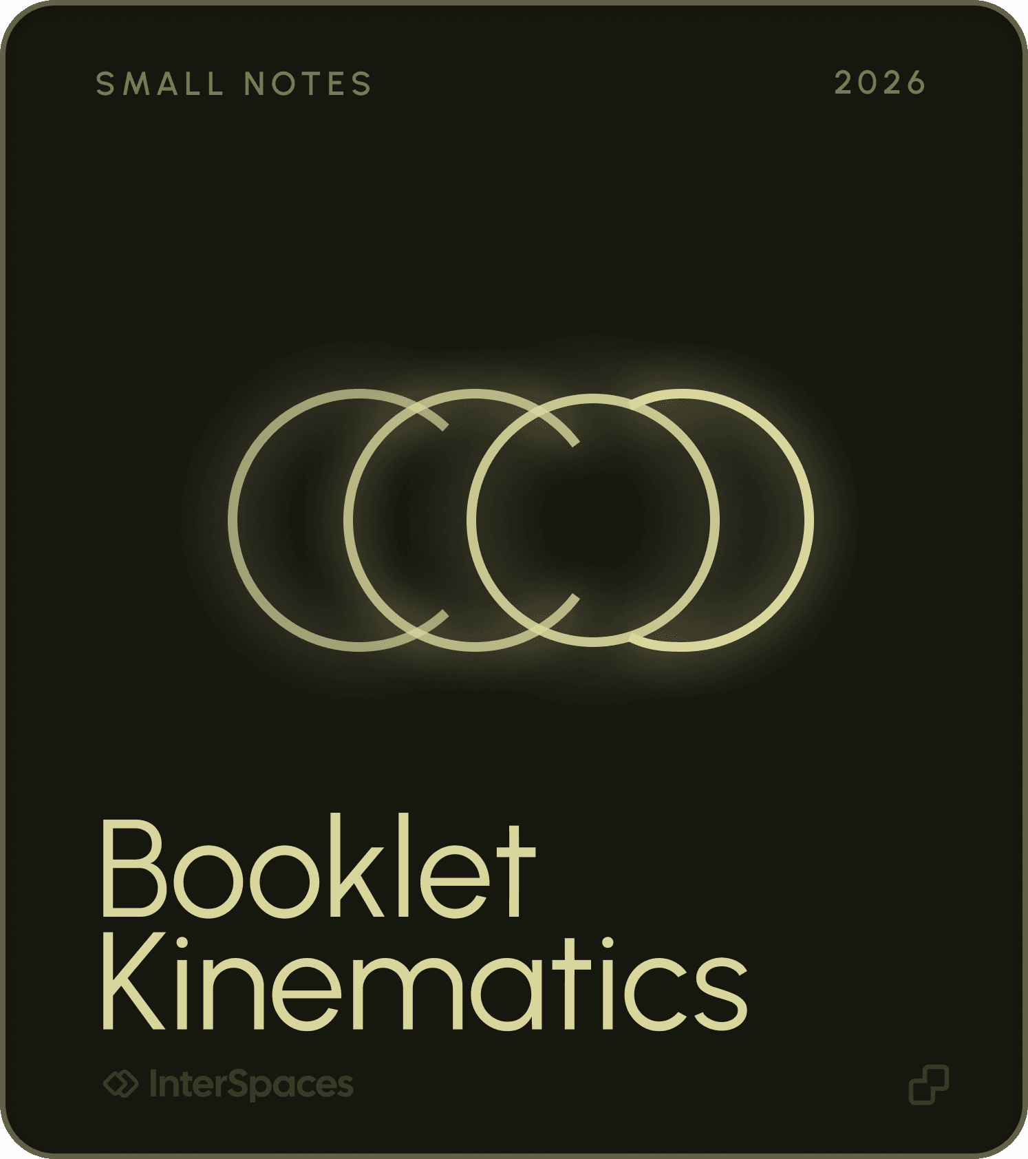 Booklet Kinematics